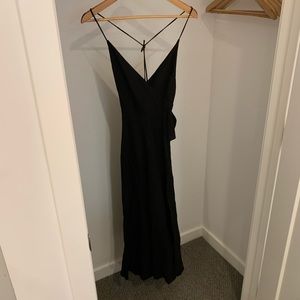Black strappy dress from Zara